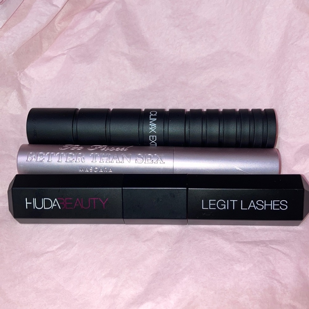 SOLD!!! MASCARA BUNDLE TOO FACED NARS HUDA BEAUTY